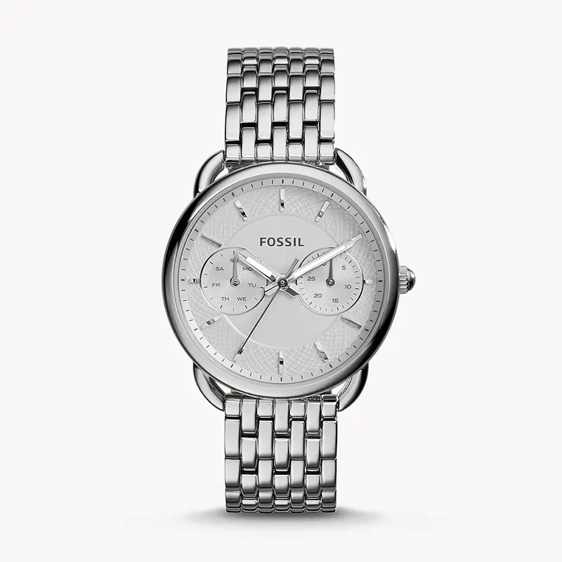 Fossil ES3712 Tailor Multifunction Silver-tone Ladies Watch