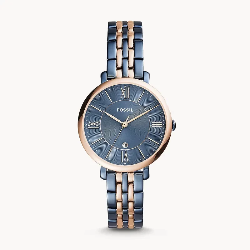 Fossil ES4321 Jacqueline Blue Dial Ladies Watch