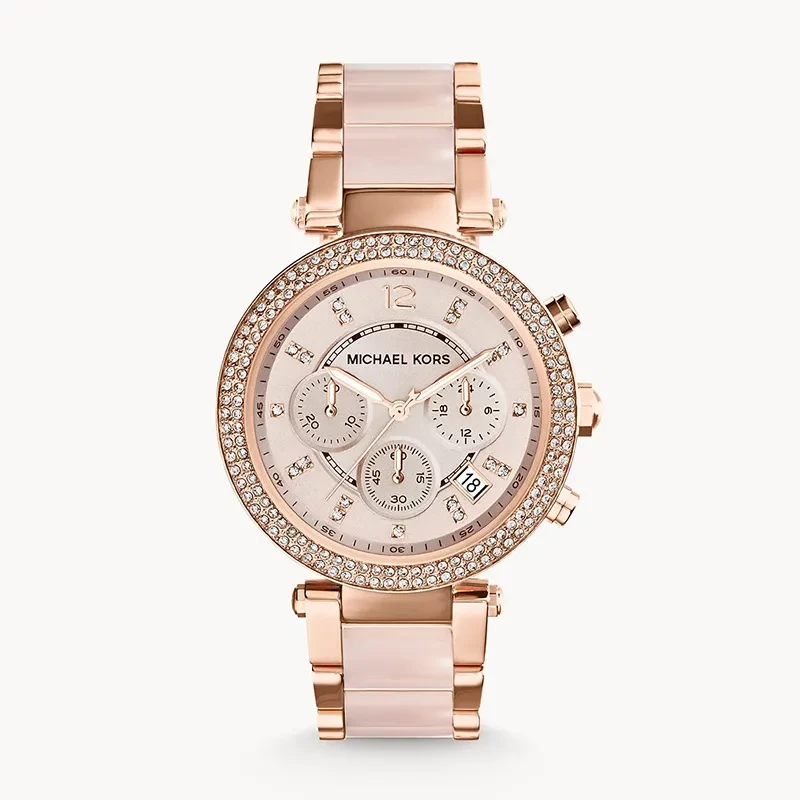 Michael Kors Parker Blush Dial Ladies Watch | MK5896