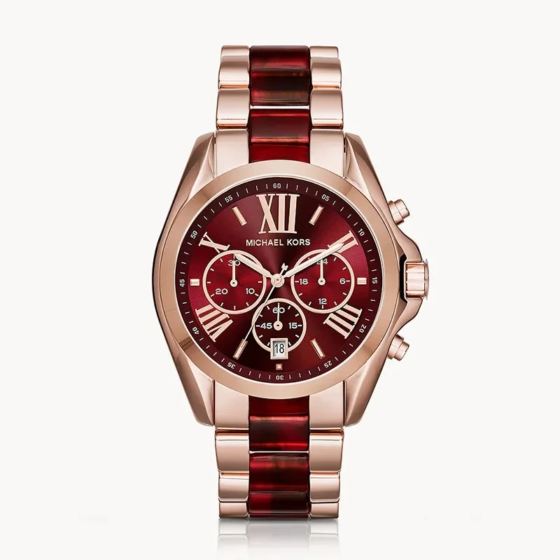 Michael Kors Bradshaw Burgundy Dial Ladies Watch | MK6270