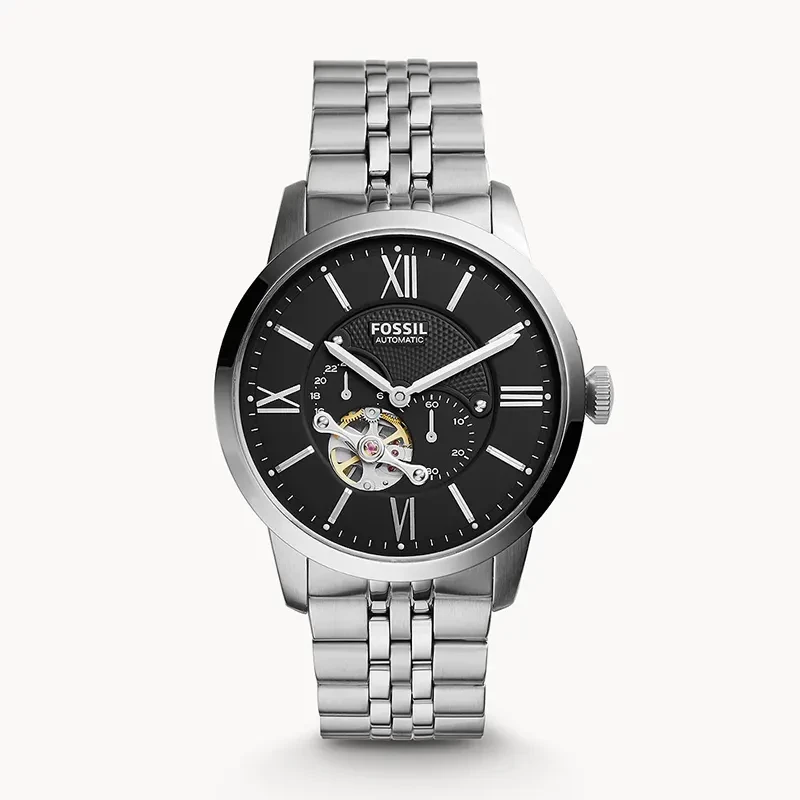 Fossil Townsman Automatic Black Dial Men's Watch | ME3107