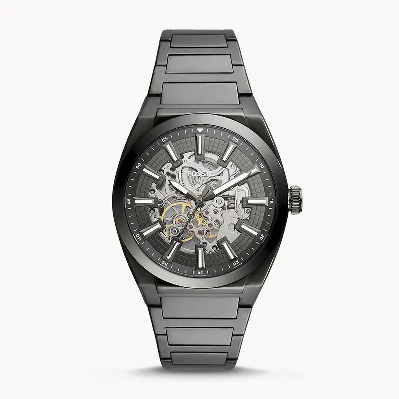 Fossil Everett Automatic Smoke Stainless Steel Men’s Watch | ME3206
