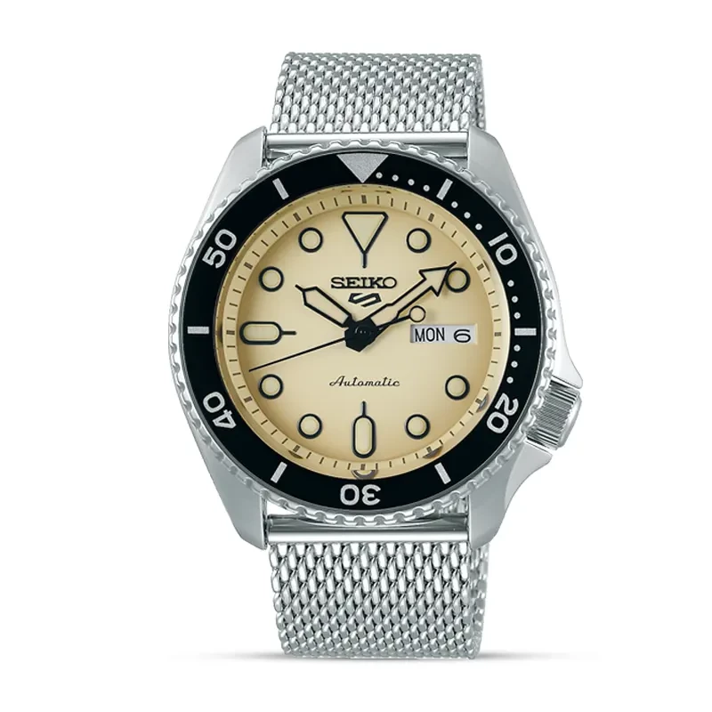 Seiko 5 Sports SKX Suits Style Beige Dial Men's Watch | SRPD67K1