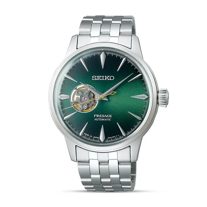 Seiko Presage Cocktail Time 'Grasshopper' Open Heart Men's Watch | SSA441J1