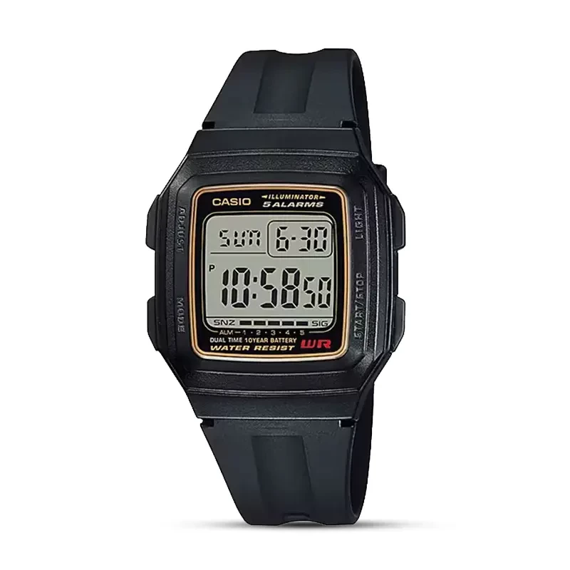 Casio F-201WA-9ADF Digital Grey Dial Men's Watch