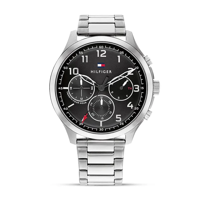 Tommy Hilfiger Asher Chronograph Black Dial Men's Watch | 1791852