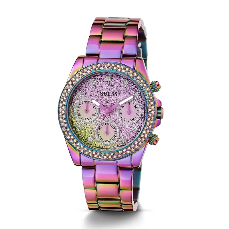 Guess Sol Multifunction Iridescent Dial Ladies Watch | GW0483L5