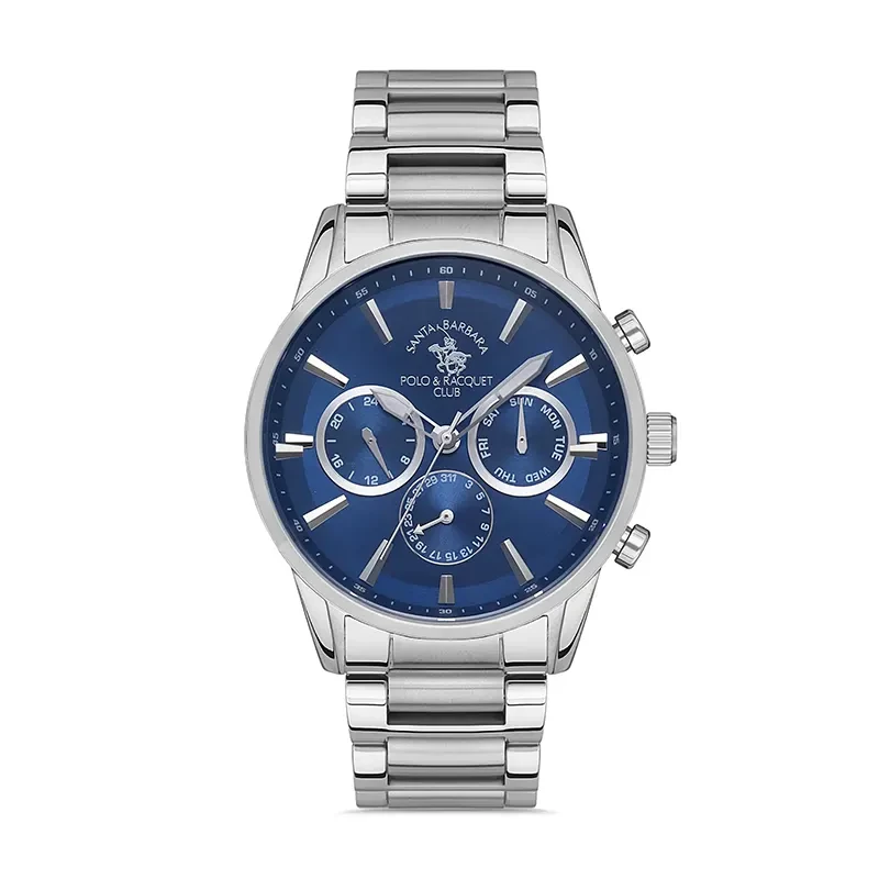 Santa Barbara Polo & Racquet Club Blue Dial Men's Watch | SB.1.10420-2